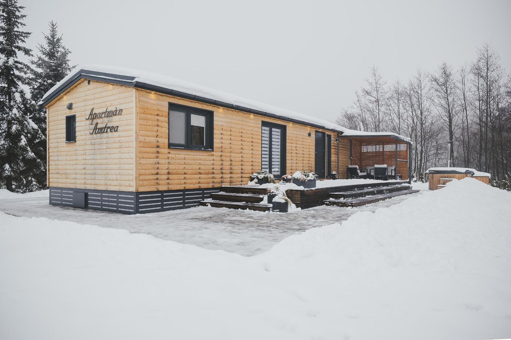 Apartman Andrea Červená Voda Exterior foto